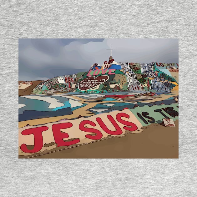 Salvation Mountain, East Jesus by WelshDesigns